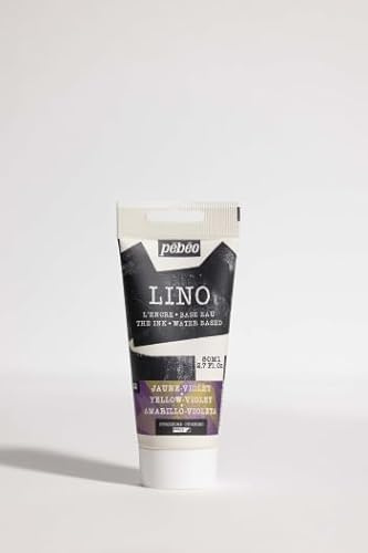 Pebeo Linoldruck, Tinte (auf Wasserbasis), 80 ml, Duochrom (polarisiert), Gelb/Bio-Rot 22