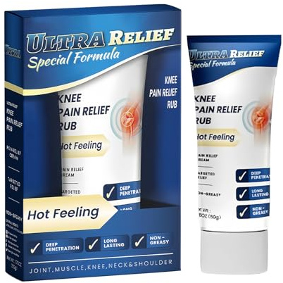 Back Hurt Cream – 5 Inch Muscle Relief Ointment | Warming Formula – 50g Fast Absorbing Non Greasy Cream for Neck Shoulder Knee Joint Care Providing Soothing Heat for Daily Comfort and Recovery.