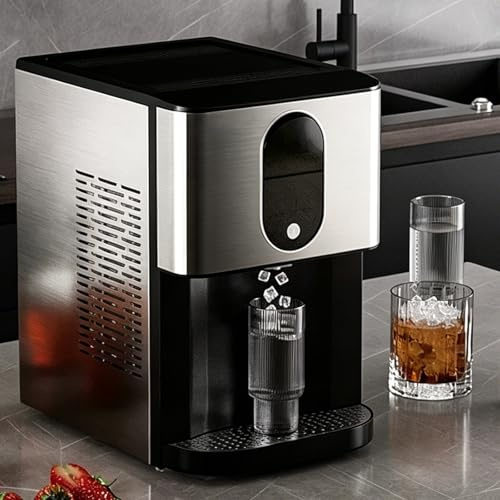 Macchina For Ghiaccio A Pellet, Piano Di Lavoro For Macchina For Ghiaccio Portatile, Cubo Irregolare Ghiacciato For Bar Di Casa, Feste, Campeggio
