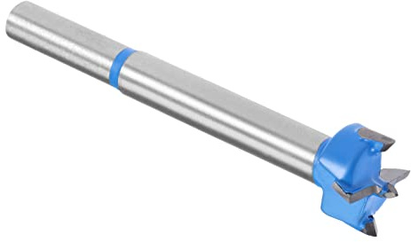 Kozelo Forstner Spiralbohrer 17mm Bohreröffner Runde Schaft Dunkel Blau | Tungsten robustmetall, für Holz Möbel Scharnier Holzbearbeitung Verwendung