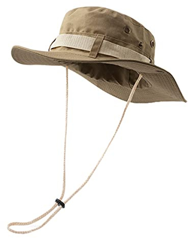 Coolwife Bucket Hats Boonie Hats Wide Brim Foldable Jungle Fishing Hiking Beach Sun Cap