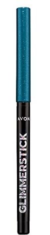 AVON Glimmerstick Diamonds Eyeliner Aqua Sparkle | Wasserfester Kajalstift mit Vitamin E und Schimmereffekt für präzise Lidstriche, aquablauer Schimmer