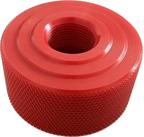 Raccordo per cisterna IBC S60x6 - F 3/4 modello standard in polietilene Rosso con guarnizione