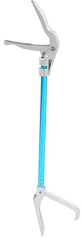 70 Cm Professioneller Schlangenfänger aus Aluminiumlegierung, Robuste Schlangenzange, Reptiliengreifer, Fangwerkzeug, Lange Griff-Reptilienzange mit Breiten Backen, Reptilienfangausrüstung für Schlang