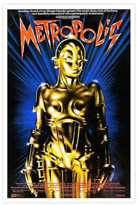 ZOLULA Metropolis – Filmposter auf Leinwand, Poster, Wandkunst, Dekor, Bild, Gemälde für Wohnzimmer, Schlafzimmer, Dekoration, ungerahmt, 30 x 45 cm
