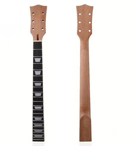 RuiJOTWAT 22 Bünde E-Gitarre 24,5 Zoll Mahagoni Hals Palisander Griffbrett für Gibson Les Paul Lp Gitarren