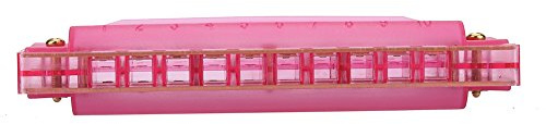 10-Loch-Mundharmonika aus Aluminium, und Leicht für und Erwachsene, mit Etui Zur Sicheren Aufbewahrung, Ideal Zum Musiklernen, Grün (Rot)