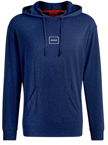 Hugo Sweat-Shirt Loungew_pour Homme, Bleu foncé, XL