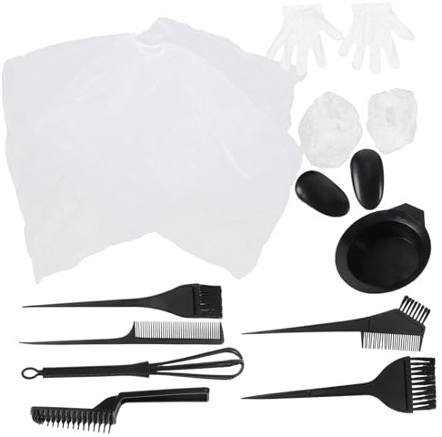 ERINGOGO 1ensemble Kit De Coloration Capillaire Accessoires De Bols Pinceaux Et Auriculaires Pour Coloration à Domicile Et Salon