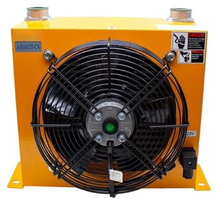 AH1012T-CA Radiatore olio idraulico in alluminio Radiatore olio raffreddato ad aria 100L/MIN Piastra-aletta for CC 12V Ampia applicazione(220V)