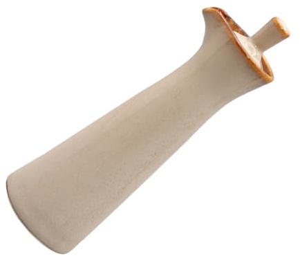 VERDANVERSE 120ml Bouteille Distributrice de Sauce Soja Beige en Céramique | Cuisine Maison et Restaurant, Récipient 120ml, Résistant à Chaleur, Nettoyage Facile