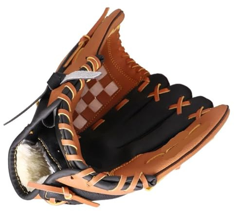Baseballhandske tjocka baseballhandskar för vuxna, softballskyddshandskar, PVC, slitstark, sportutrustning