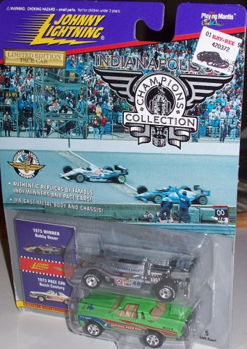 Johnny Lightning Indianapolis 500 Champion Collection 1975 Winner Bobby Unser & Pace Car Buick Century