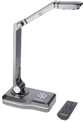 celexon Dokumentenkamera DK800 | Plug&Play in Full HD mit 8MP, 10x Zoom, OCR-Texterkennung | interaktive Präsentationen mit Mac OS & Windows per HDMI/USB/VGA | ideal für Schule, Büro & Videocalls