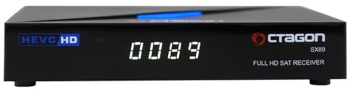 OCTAGON SX89 HD H.265 S2+IHEVC Set-to – Sat & Smart IPTV-mottagare, kortläsare, mediaserver, bibliotek DLNA, YouTu We ApiOS & Android App, US PVR, gratis HDMI-kabel