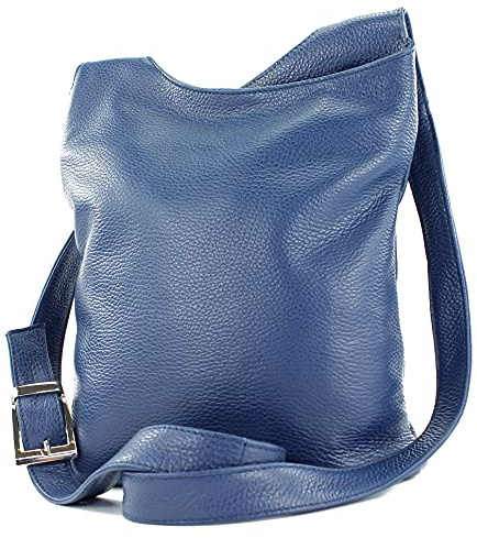modamoda de T221 Damen Leder Umhängetasche, handmade in Italy