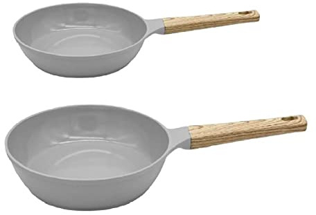 COOKUT - poêle Anti-adhérente- Gris Perle - ø 24 cm