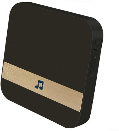Campanello wireless WiFi intelligente per porta Ding-Dong, ricevitore campanello per porta video, altoparlante regolabile a 4 volumi, AC 90 ~ 250 V (UK)