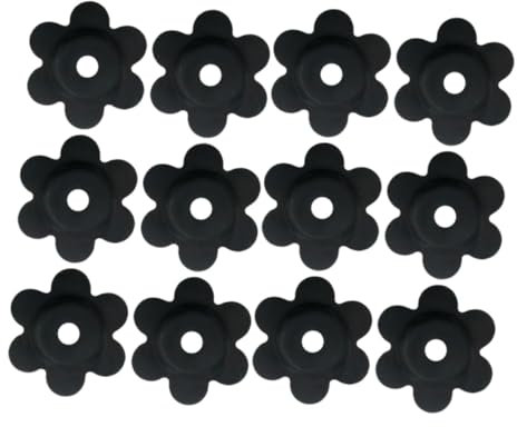 BEBEMOKO 12 Stück Gartenflaggen Pflaumenblüten Stopper Banner Gartenflaggen Zubehör rutschfeste Flaggenstopper rutschfeste Gartenflaggenstopper Gartenflaggenstopper