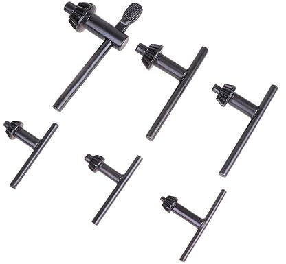 Gatuida 6 Pièces Clé perceuse électrique collet outils électroportatifs douille de clé mandrin perceuse Mandrin de se de pour se à colonne outil de