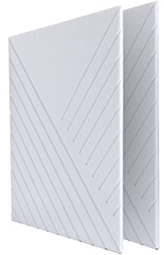 Lot de 10 panneaux acoustiques en mousse acoustique haute densité avec dos autocollant pour une meilleure qualité sonore et une réduction de l'écho 50 x 50 x 0,5 cm