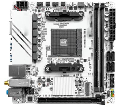 Scheda Madre La scheda madre for computer Fit For JGINYUE ITX AM4 B450 ARGB supporta RAM desktop DDR4, slot CPU, NVME M.2, USB 3.0, VGA for Ryzen5
