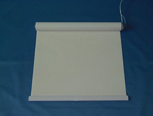 Gowe motorisé volet roulant, crème solaire en tissu, hauteur 190 cm ou moins, moteur Couleur : 140 cm de large