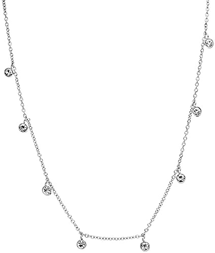 Purelei Nani Kette Damen (Silber) – Halskette Damen aus langlebigem Edelstahl – Wasserfeste Kette mit Anhänger – 30–55 cm Länge – Halskette für deinen individuellen Look