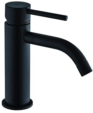 Paffoni LIG071NO Miscelatore lavabo senza scarico serie LIGHT nero opaco
