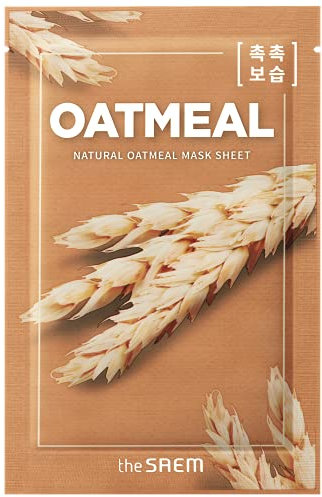 The Saem. Mascarilla Facial con Avena Nutritiva. Elimina los signos de fatiga y primeros signos de la edad. Nutre profundamente la piel. Suaviza las arrugas. Contenido 21ml.