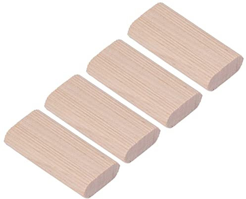 50PCS Domino Tenone Tassello di Legno di Faggio Tappo di Inserimento di Faggio Blocco di Tasselli In Legno Massello Punta per La Lavorazione Del Legno Mobili Giunzione Connettore(8x22x40MM)