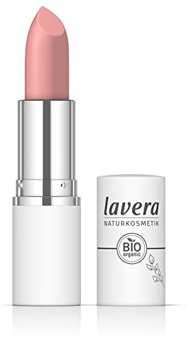 lavera Rossetto opaco Comfort - Primrose 06 - Colore intenso - Finitura opaca - Sensazione confortevole - Fino a 6 ore di tenuta - Cosmetici naturali vegani (1 x 18,2 g)