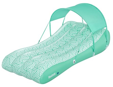 Bestway Luftmatratze Comfy Chill mit Sonnenschutzdach 178 x 102 cm