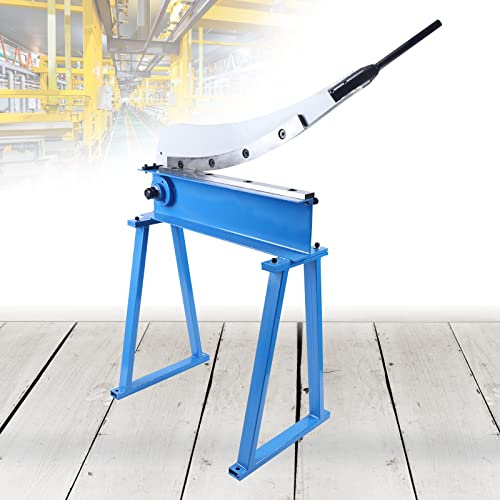 500 mm Heavy Duty Sheet Metal Guillotine Shear 16 Gauge 1.5Mm Plate Cutter W/Stand 20'' Bed,High Accuracy, Fixed with A Machine Tool,Steel T10 Blade