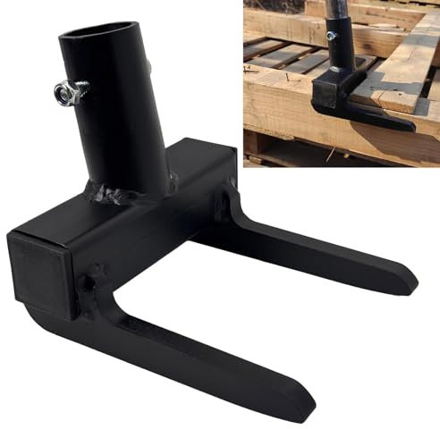 WujinJoy Pallet Buster with Nail Puller, Deck Wrecker Pry Bar, Heavy Duty Pallet Deck Board Removal Tool without Handle, Industrial Breaker Bar for Removing or Tearing Down Woods, Black