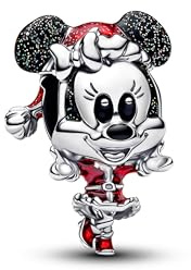 Pandora Moments Disney Minnie Mouse Noël Charm en Argent Sterling, Compatible Moments, 794218C01