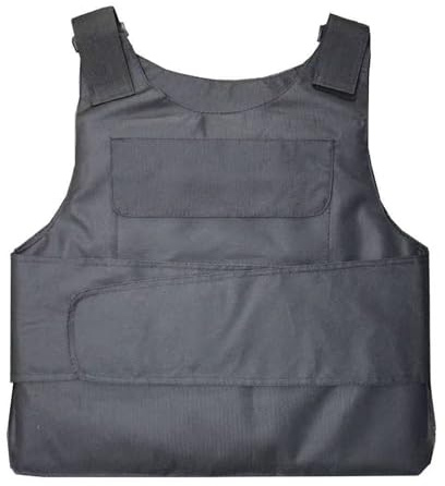 Chaleco antibalas de acero alto manganeso, resistente a cortes y perforaciones, for exteriores. Ropa protección táctica Resistente al Desgaste