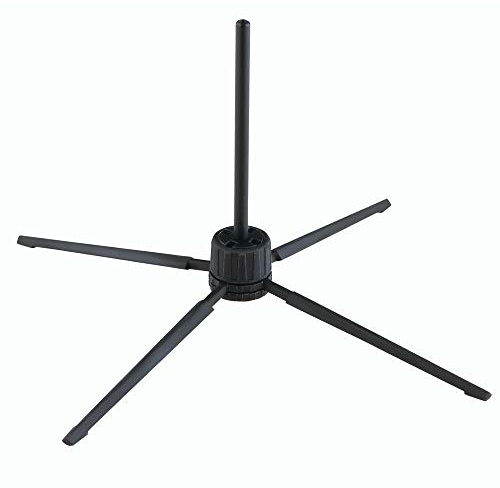 K + M 15262.000.55 - Soporte para instrumento de viento (para flautín), color negro