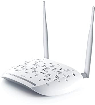 TP-Link TD-W9970 Modem Router 300Mbps Wireless ADSL/VDSL2, 4 Porte 100 Mbps, 1 USB 2.0, Pulsante Wi-Fi On/Off, 2 Antenne Fisse (Ricondizionato)
