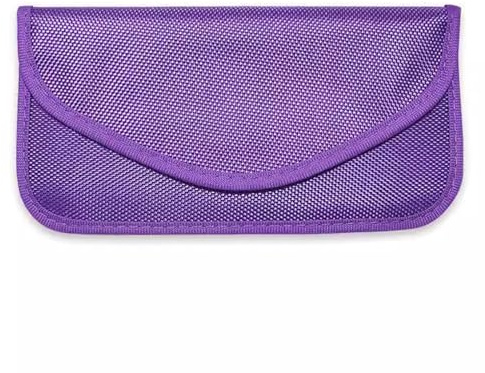 Faraday Bag Faraday Bags Faraday Schlüsselanhänger-Schutz für Laptops, Telefone, Tablets und Autoschlüssel, Faraday-Käfig, Diebstahlschutz, Tracking (Color : Purple, Size : 20cmx10cm)