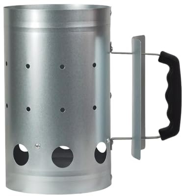 Jomewory Barril de ignición de fuego,Cubo de ceniza de carbón - Cubo de encendido para camping,Encendido de leña portátil, construcción de hierro inoxidable con cubo de leña para picnic