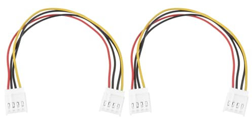 Be In Your Mind 2 Pcs 20cm Floppy Disk Drive Power Cable 4-Pin to 4-Pin Power Cable Adapter for 3.5 Inch Floppy Disk Drive Motherboard