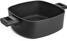 Woll Eco Logic QXR Kasserolle, viereckig mit 2 Seitengriffen - Induktiv -, 24 cm x 24 cm, 10 cm hoch - Geeignet für alle Herdarten, PFAS-frei, Antihaft-Versiegelung, Aluminiumguss, backofenfest