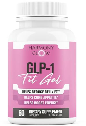 GLP-1 Fit Gal | Weight Loss Pills, Appetite Suppressant & Fat Burner for Women | Supports Healthy Pathways Associated with GLP-1 Activity | 3rd Party Tested Supplement - 60 Capsules for Adults