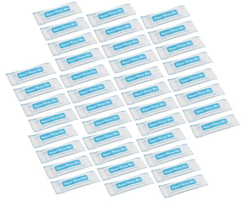 TOYANDONA 80 pezzi Bustine di Nasale Istantaneo per Risciacquo Nasale Protettivo Soluzione Fisiologica Senza per Pulizia e Quotidiana di Naso Adatto e Adulti