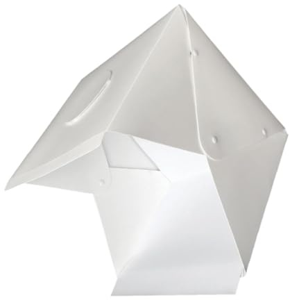 OATIPHO Scatola Luminosa Fotografica Portatile 40cm Doppia Striscia LED e Sfondi Colorati, Light Box Professionale Leggera per Fotografia di Piccoli Prodotti, Studio Fotografico