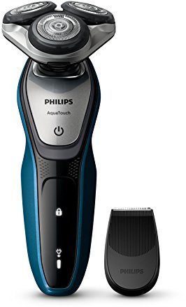 Philips AquaTouch S5420/04 – Rotary Shaver SH50, 2 Year(s), Blue, Grey, AC/Battery, Lithium-Ion