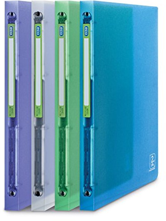 ELBA 64898 ringbok polypropen 2 ND Life 5/10E återvunnen A4 rygg 20 mm 4 ringar rund transparent