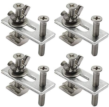 Genmitsu 4PCS T-Track Mini Hold Down Clamp Kit, Compatible with 3018-PRO/3018-MX3/3018-PROVer CNC Router Machine