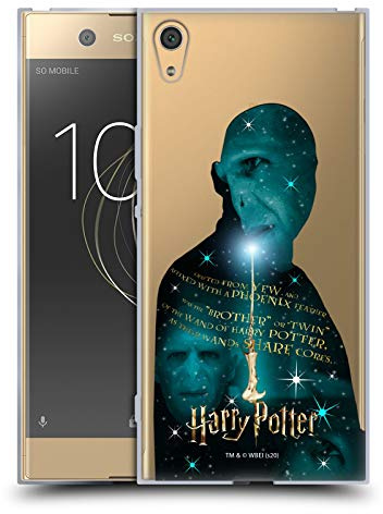 Head Case Designs Officially Licensed Harry Potter Voldemort Yew Wand Deathly Hallows XXXVIII Soft Gel Case Compatible With Sony Xperia XA1 Ultra/Dual